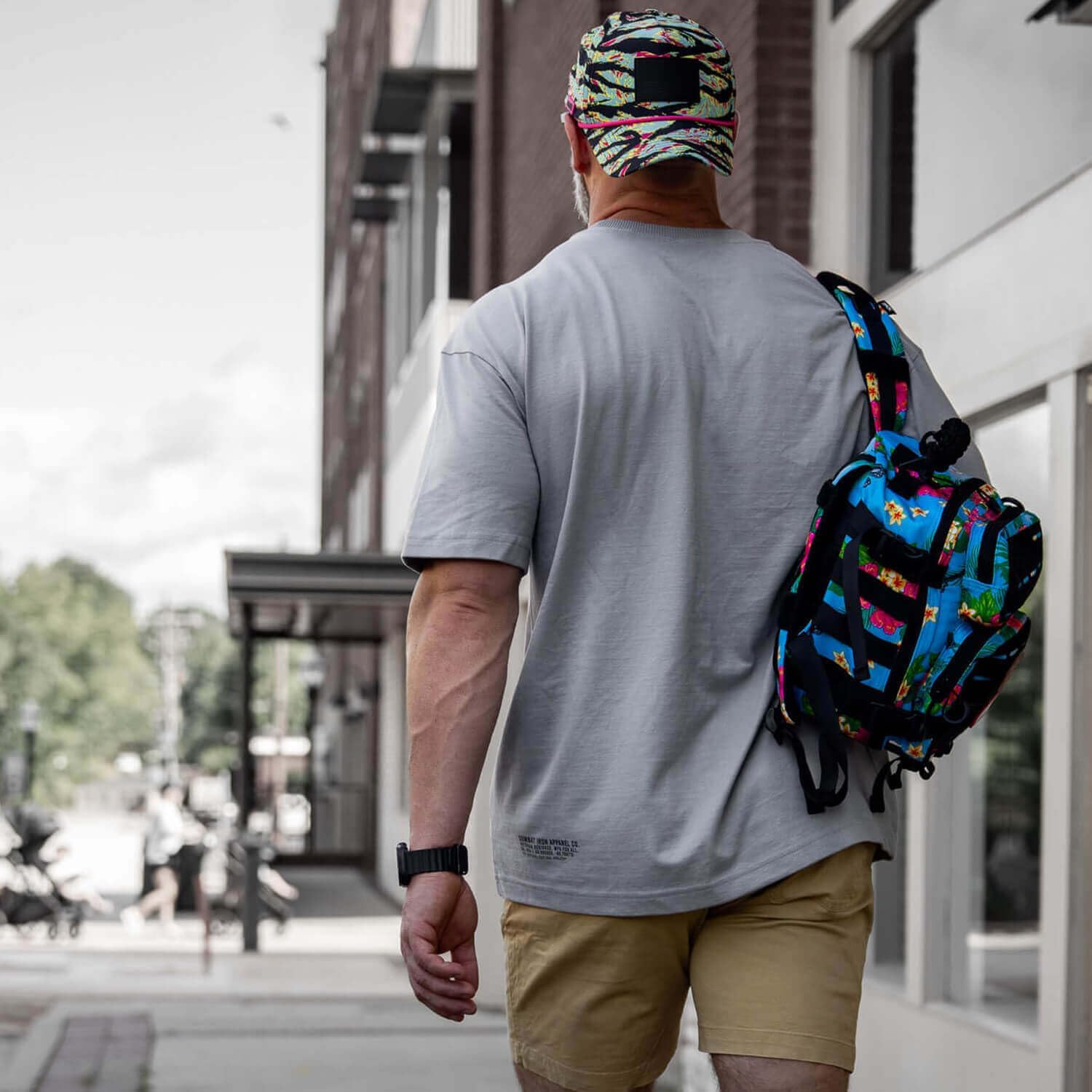 Combat Iron Men's Weekender USA Patch Waterproof Snapback | Adjustable Fit | Durable & Lightweight