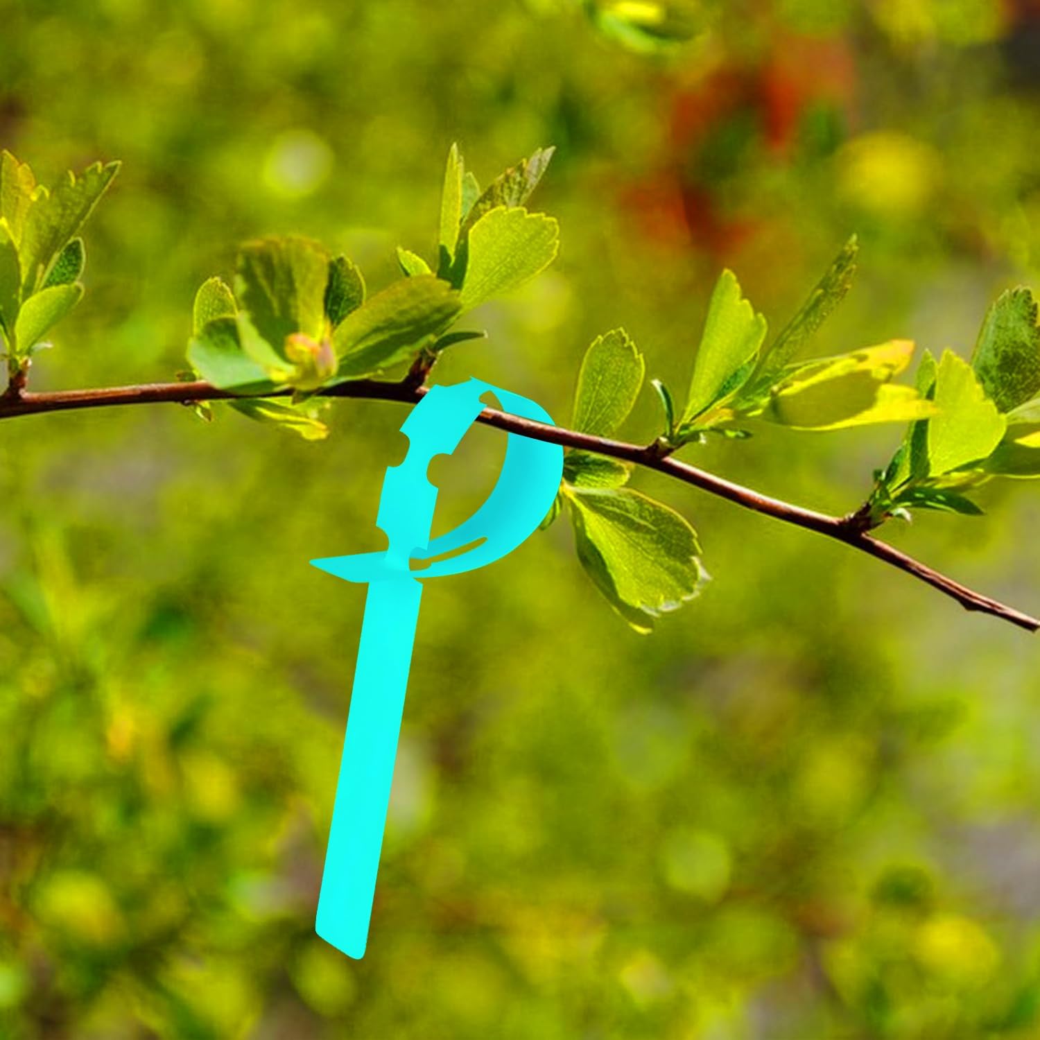 Plant Labels 200Pcs Yuanling Plastic Plant Tree Tags Wrap Around Hanging Tags Nursery Tree Markers Adjustable Garden Labels for Indoor Outdoor Gardening Plants (Teal) - Image 5