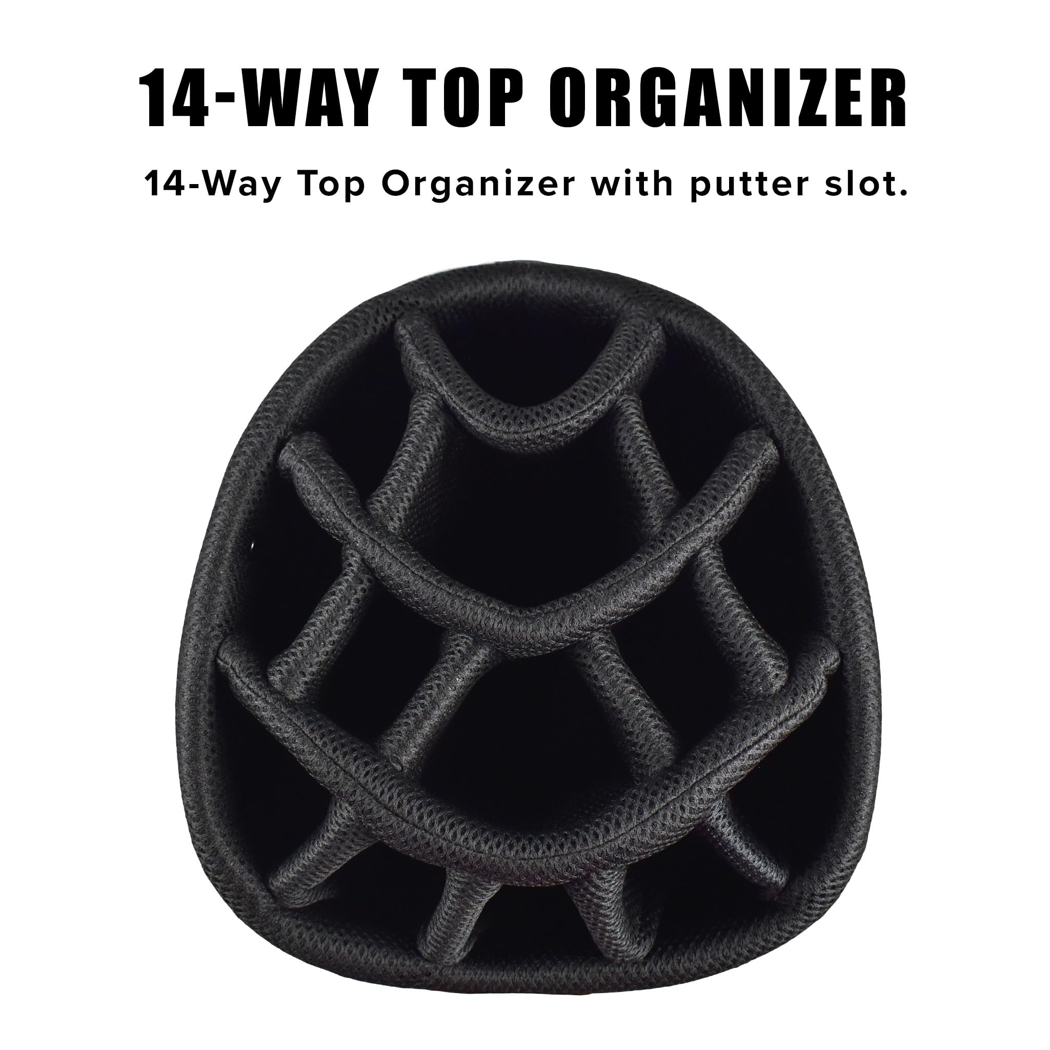 Amazon.com : Hot-Z 2.5 14 Way Divider Golf Cart Bag : Sports