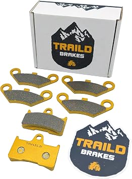 Traild Ceramic Brake Pads for CFMoto CFORCE 2007-2017 Front & Rear | Fits 400/500/600/800/X5/X6/X8 2007-2017 Automotive-grade ceramic for quiet, low-dust braking