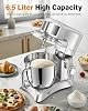 Facelle Food Processor Mixers & Mixer 6.5 L Stainless Steel Mixing Shot Kneading Machine 10 Speed Levels + Pulse Function Dough Kneading Machine Including 3-Piece Patisserie Set [Energy Class A+++]