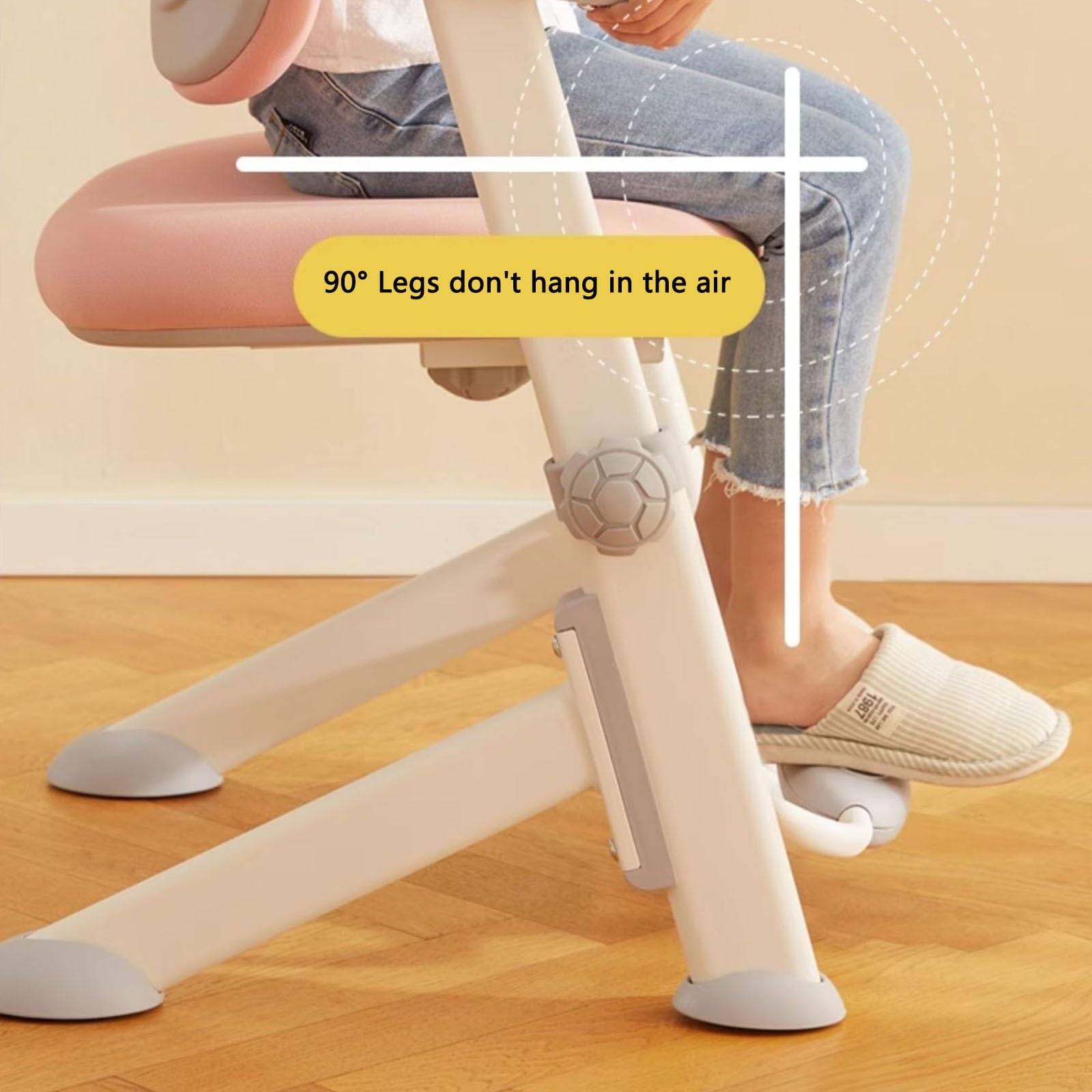 Ergonomiczne krzesło biurowe dla dzieci, dzieci, nauka, uczeń, komputer, dom, szkoła, biuro, kontrola wysokości dla rodzin, szkół i biur (kolor: zielony) Star of Light