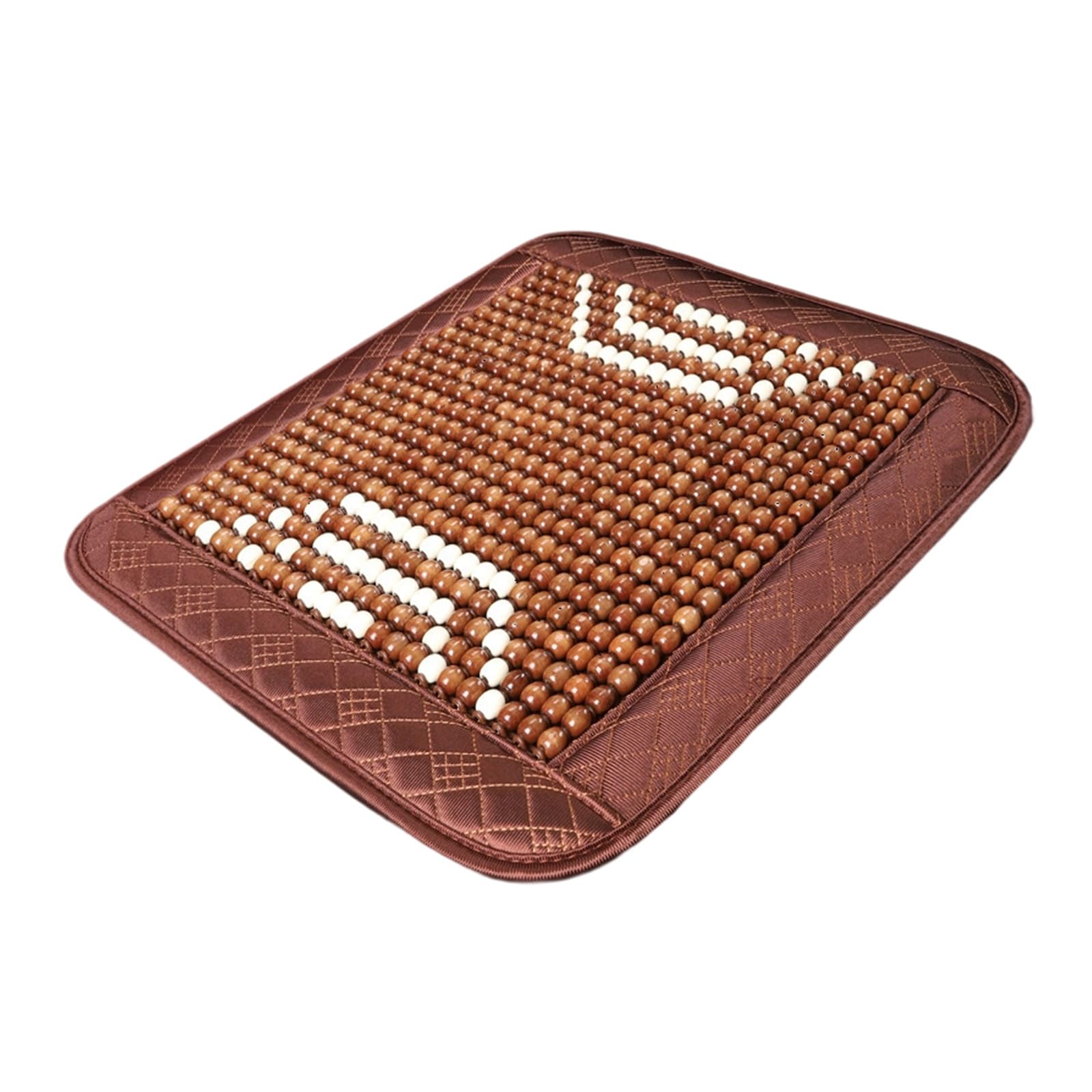 HDOYTXXM Beaded Seat Covers Lumbar Back Brace Cushion Vehicle Chair Ventilated Cooling Seat Pad Cushion Comfortable Driving Pad