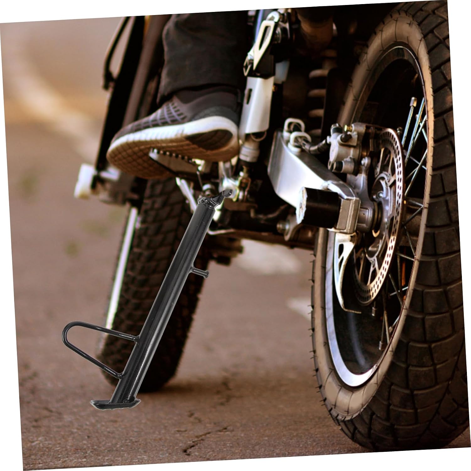 Metal Replacement Part Motorcycle Side Kickstand for Scooter Parking
