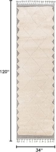Miniatura 2 de Livabliss Sousse Global Runner Alfombra de área, 2 pies 10 pulgadas x 10 pies, beige, (10 pies a 11 pies)