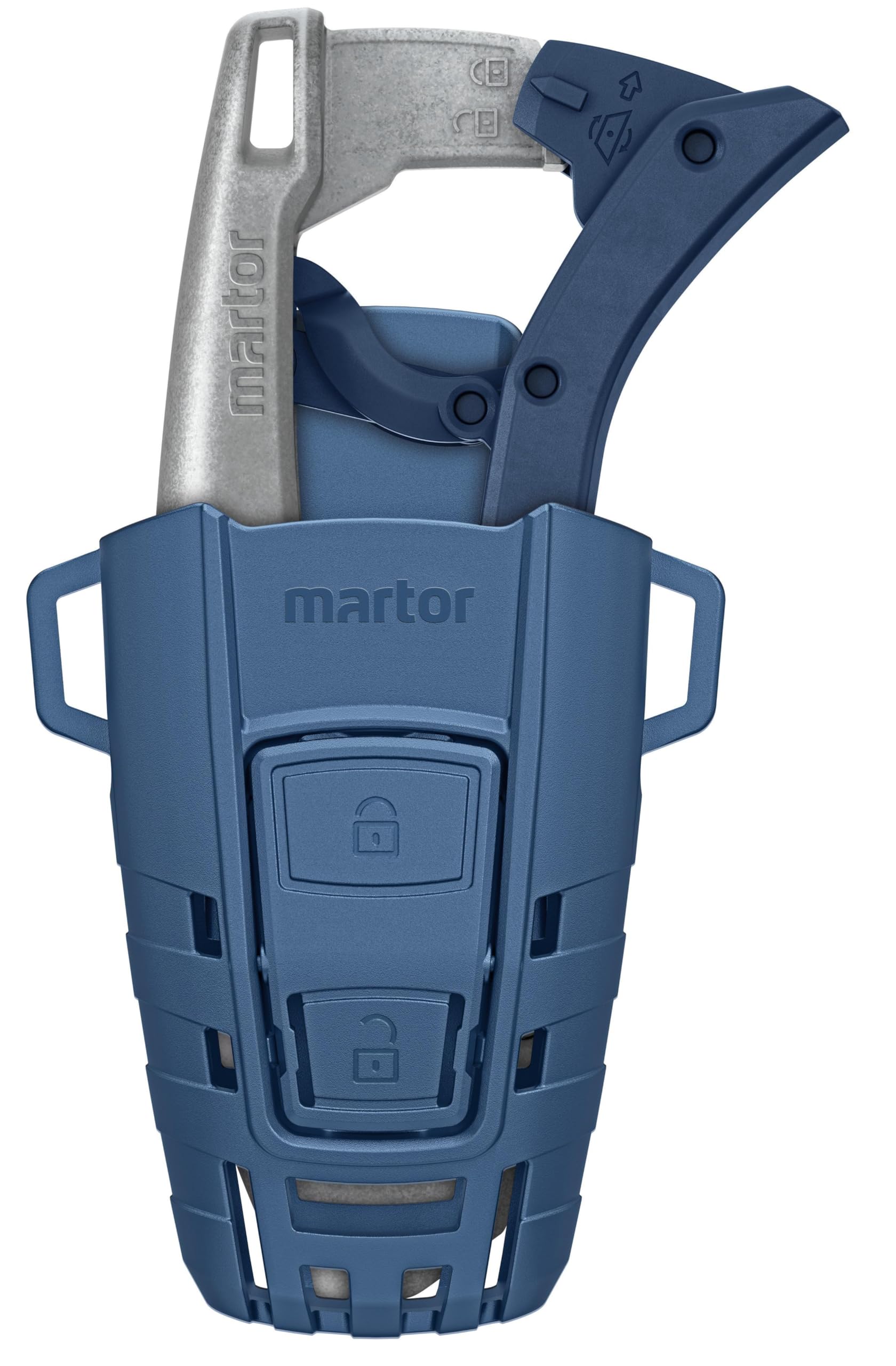 MARTOR SECUNORM 610 XDR Cúter de Seguridad, Abresacos, Hoja Trapezoidal, Funda