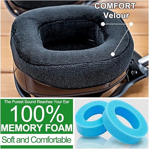 Miniatura 6 de Almohadillas para los oídos A40 TR, almohadillas de terciopelo compatibles con auriculares inalámbricos Astro Gaming A40 TR, piezas de repuesto a40
