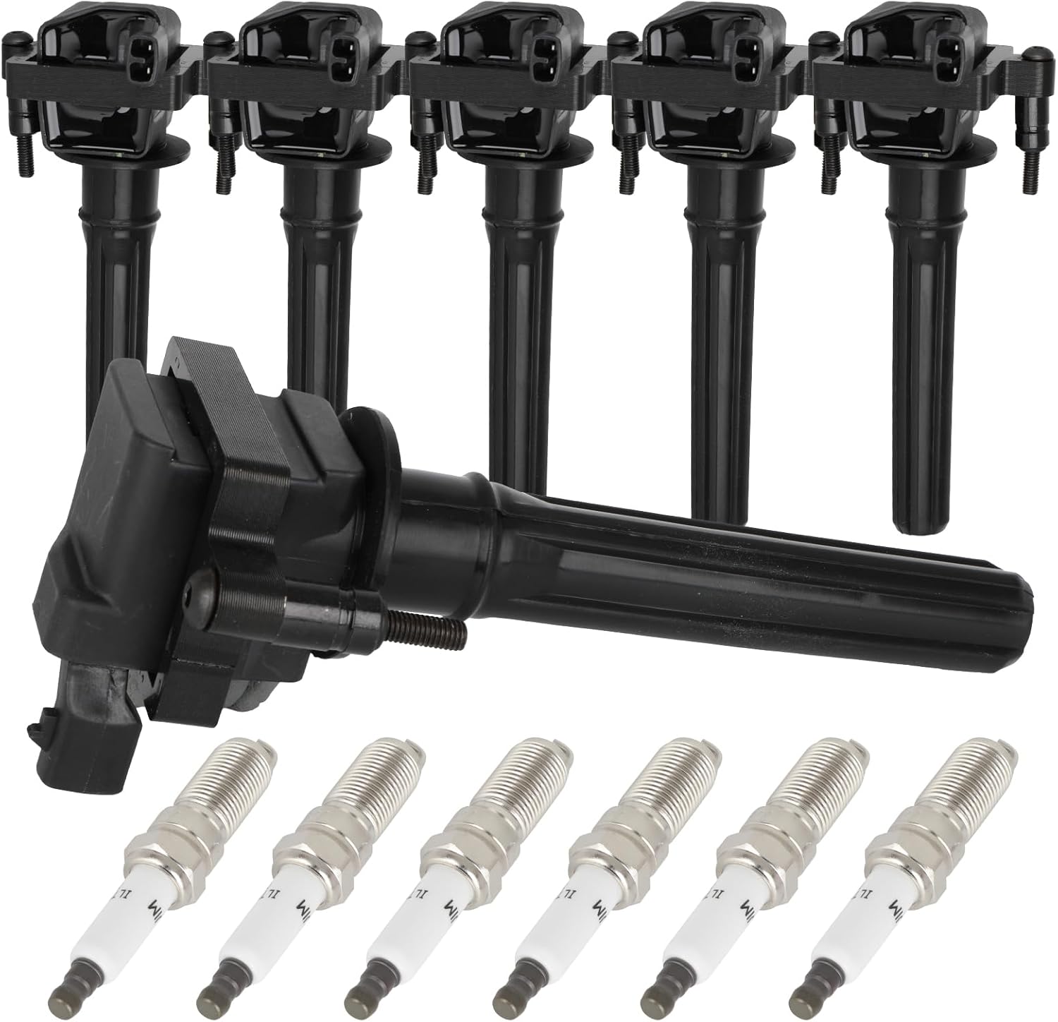 6Pcs Ignition Coil Pack with 6Pcs Iridium Spark Plug ‎C1179 Fit for Chrysler Sebring 2.7L 2003-2005 for Chrysler Concorde 2.7L 1998-2004 for Chrysler 300 2.7L 2005