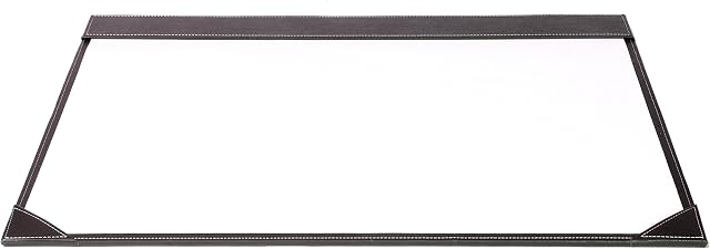 Osco Faux Leather Desk Mat - Brown