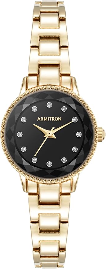 Armitron Womens Genuine Crystal Accented Bracelet Watch