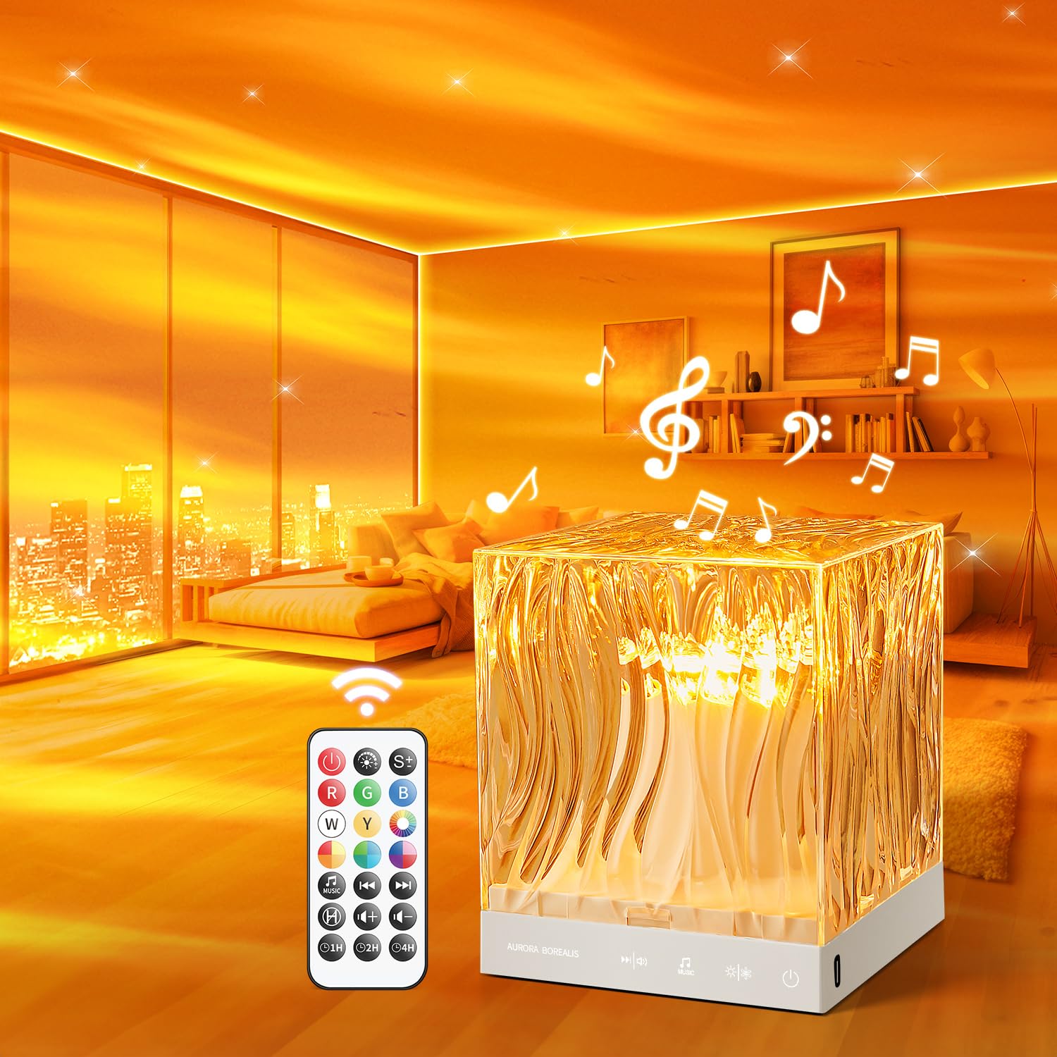 One Fire Northern Lights Projector, 15 White Noise Machine