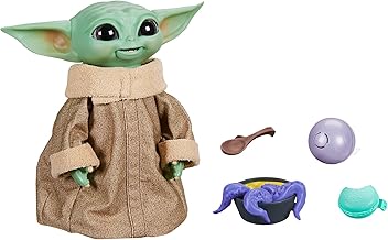 STAR WARS The Mandalorian Galactic Snackin' Grogu Animatronic Toy with Over 40 Sound and Motion Combinations, Interactive Toys