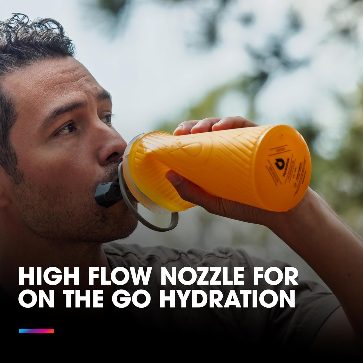 HydraPak Flux - Collapsible Backpacking Water Bottle (750ml, 1L, 1.5L) - BPA Free, Ultra Light, Spill-Proof Twist Cap - Image 2