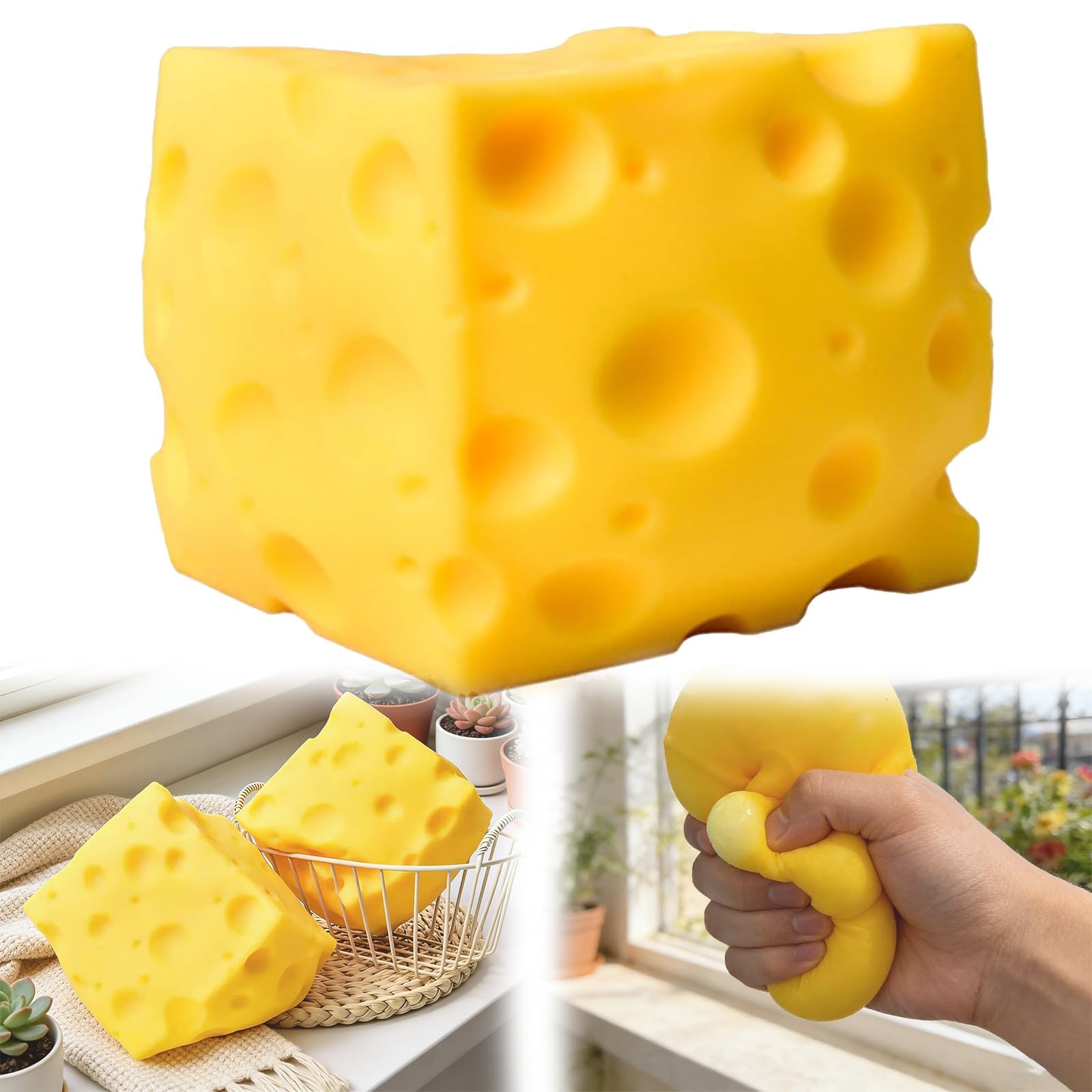 Star Squishy Toy, Taba Squishy Making Kit with Clear Cheese Figure, Soft Texture Fidget Squishy Toy for Desk Collection and Stress Relief-image-28