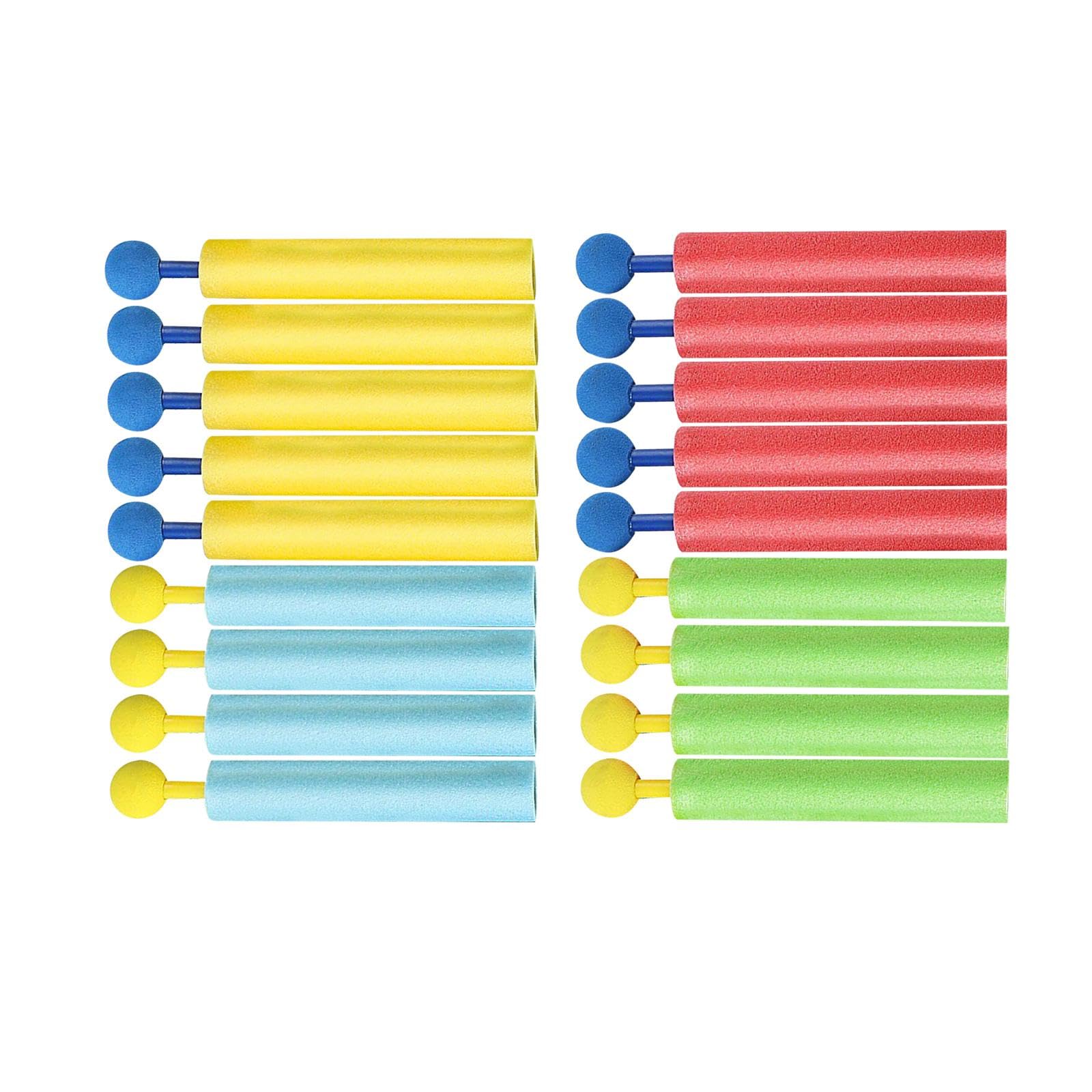 Schaumstoff Wasserspielzeug für Strand Und Pool, Wasserspritze für Partys, Pool, Strand, Garten, Outdoor Wasserspielzeug für Kinder Und Erwachsene, 18 STK