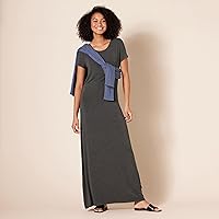 Vista 5 de Tienda Essentials - Vestido largo de manga corta para mujer