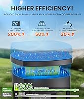 Vista 3 de Luces solares para senderos al aire libre, impermeables, brillantes, luces LED para camino, alimentadas por energía solar para exteriores, patio