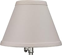 Vista 2 de FenchelShades.com Pantalla de 4 pulgadas de diámetro superior x 8 pulgadas de diámetro inferior x 6 pulgadas de altura inclinada con accesorio