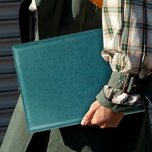 Vista 40 de WAVEYU Funda tipo cartera para mujer, bonita carpeta de cubierta de padfolio, organizador de documentos legales para Girasol