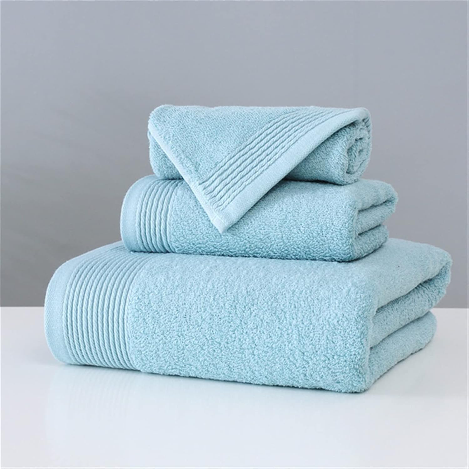 Bath Towel Set Adult Bath Towel 72 x 150 Hand Towel 76 x 34 Face Towel 34 x