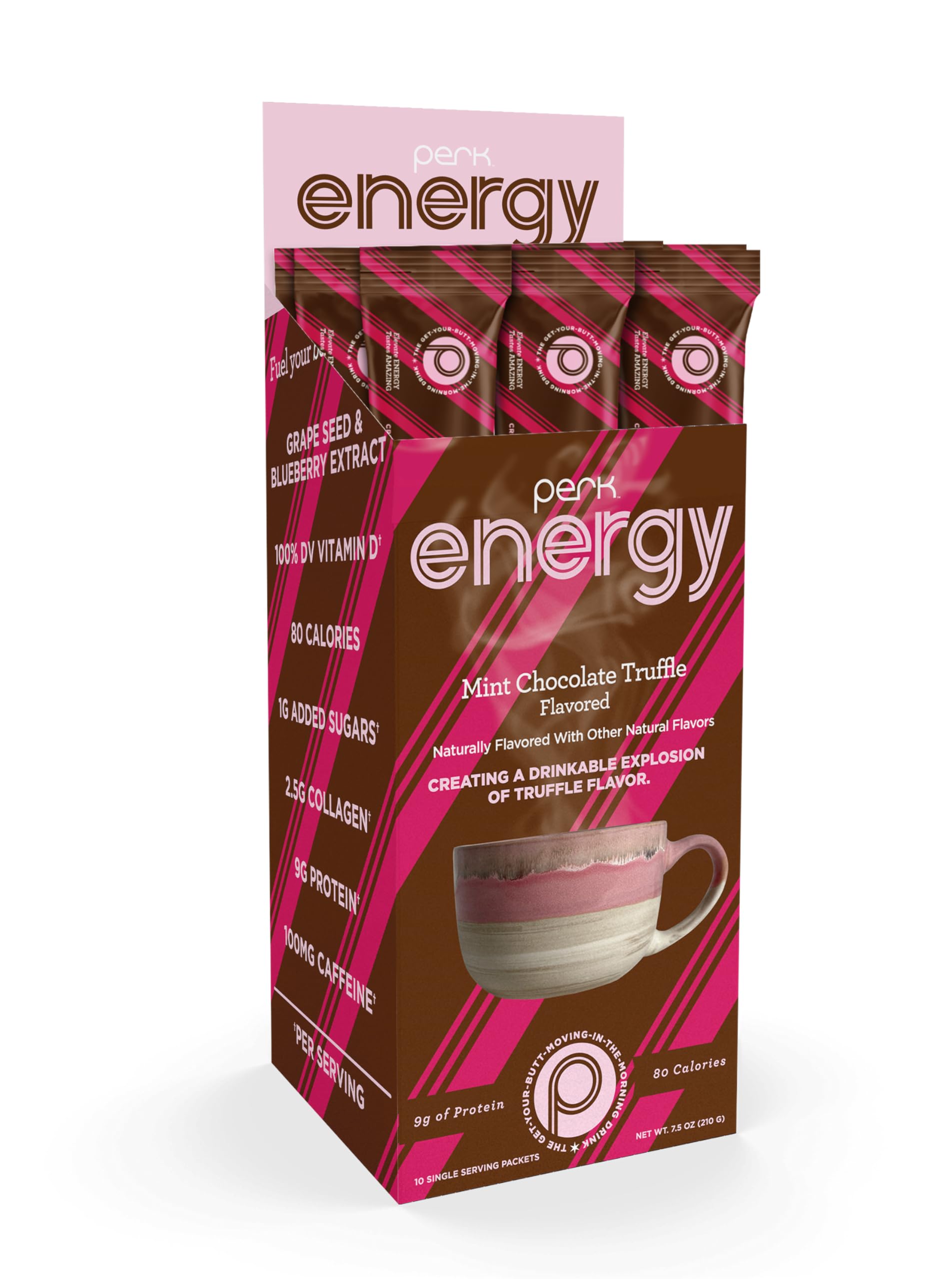 Amazon.com: Perk Energy Original Mint Chocolate Truffle Flavored