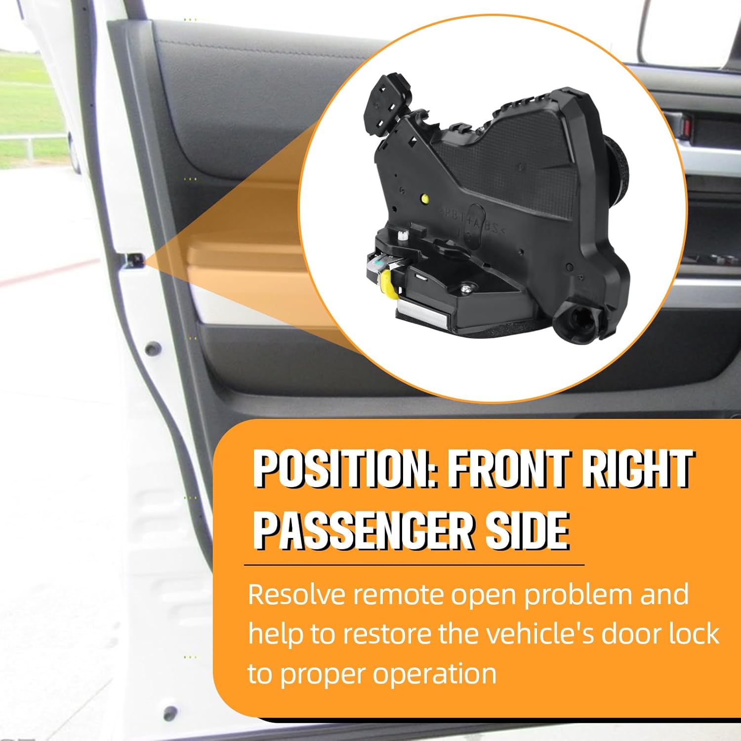 Power Door Lock Latch Actuator 931-401 Front Left Driver Side Door Latch Compatible with Toyota 4Runner Camry Corolla RAV4 Tundra Lexus Scion Replace Power Lock Actuator Integrated 69040-0C050