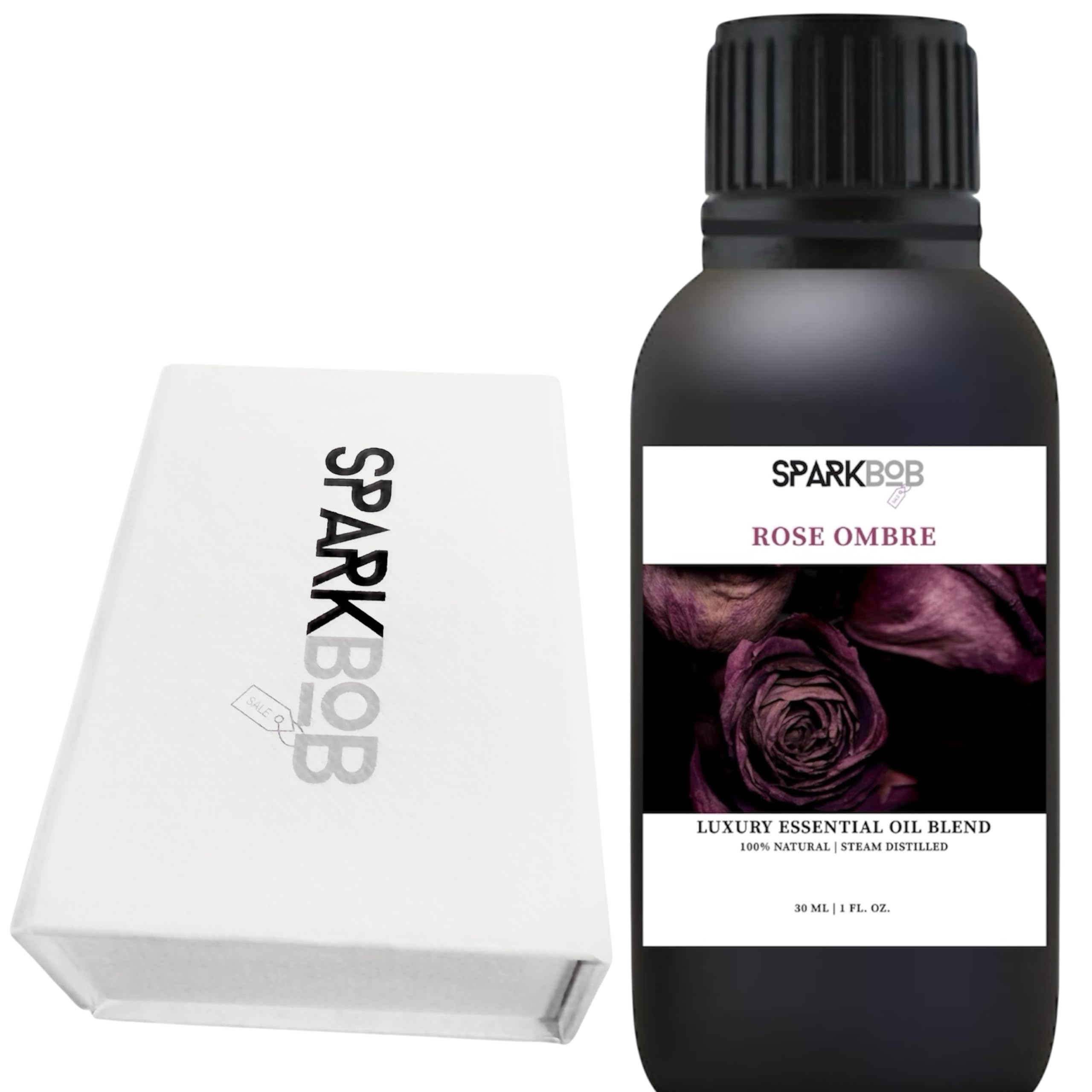 Luxury Essential Oil Blend Therapeutic Grade Aromatherapy Oil for Diffuser, Massage, Spa & Relaxation | Stress Relief & Wellness Gift Ready Packaging 1Fl Oz (Rose Ombre)