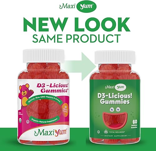 Miniatura 2 de Maxi Health Gomitas de vitamina D (60 gomitas)