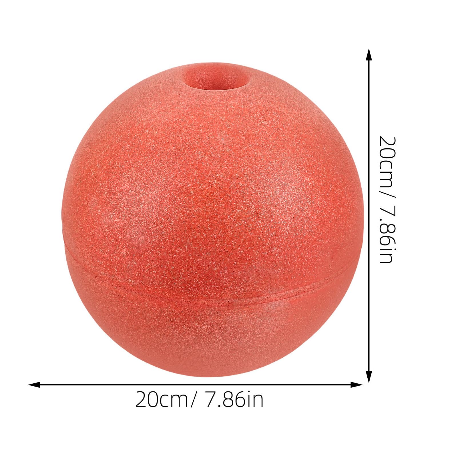 Veemoon 2 Galleggianti in Schiuma Ø20cm Rosso per Reti da Pesca, Galleggiante di Ancoraggio per Barche e Kayak, Accessori Galleggianti Resistenti ai Raggi UV per Allevamento Acquatico