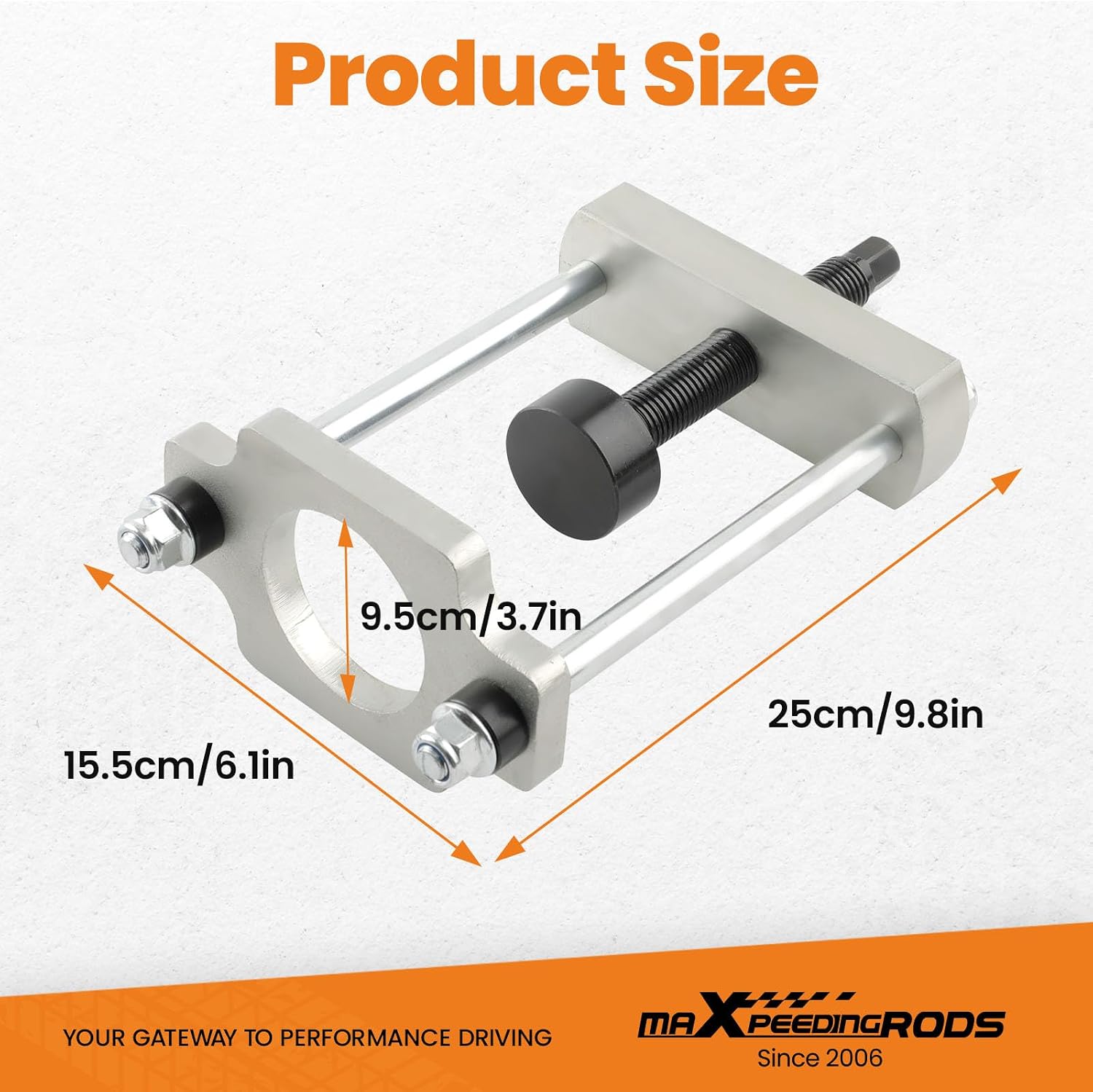 maXpeedingrods Rear Suspension Control Arm Bushing Removal Installer Tool Kit, Auto Rear Trailing Arm Bushing Press Kit for Ford Focus MK1 MKII 1998-2007, for Volvo V50 S40 2003-2012