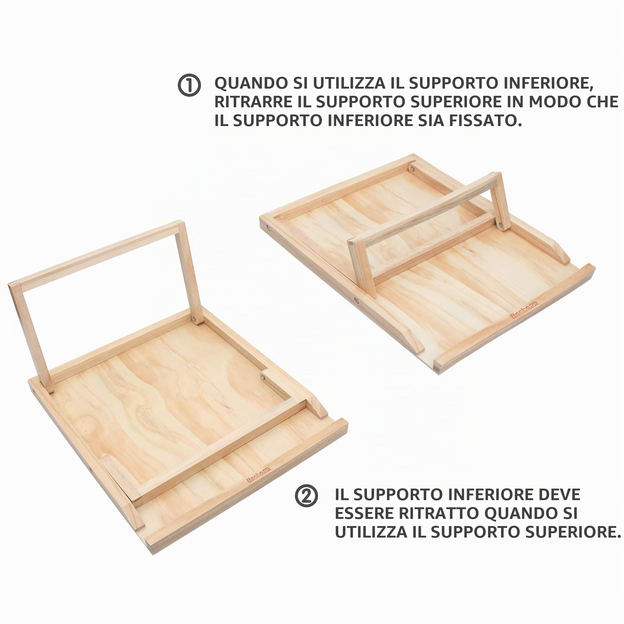 Becko - Set di tavola puzzle e staffe, in legno, con tavola di puzzle fino a 1000 pezzi (1000 pezzi)