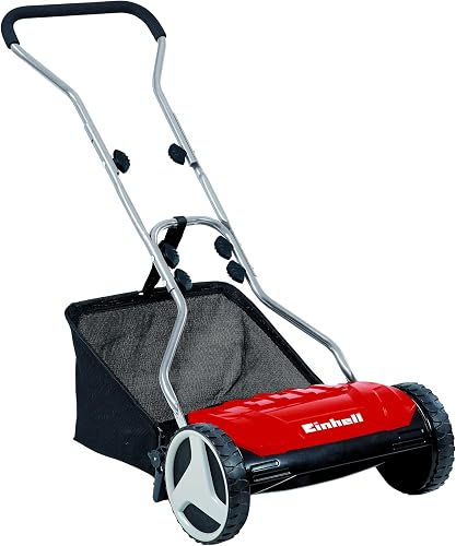 Einhell GE-HM 38 S-F Hand Push Lawn Mower,Red,38 cm