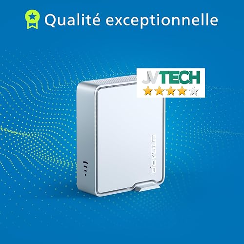 Devolo WiFi 6 Repeater 5400 - Fino a 5.400 Mbps, Mesh, Potente Amplificatore, 2 Porte Gigabit Ethernet, Extender, Bianco - 6