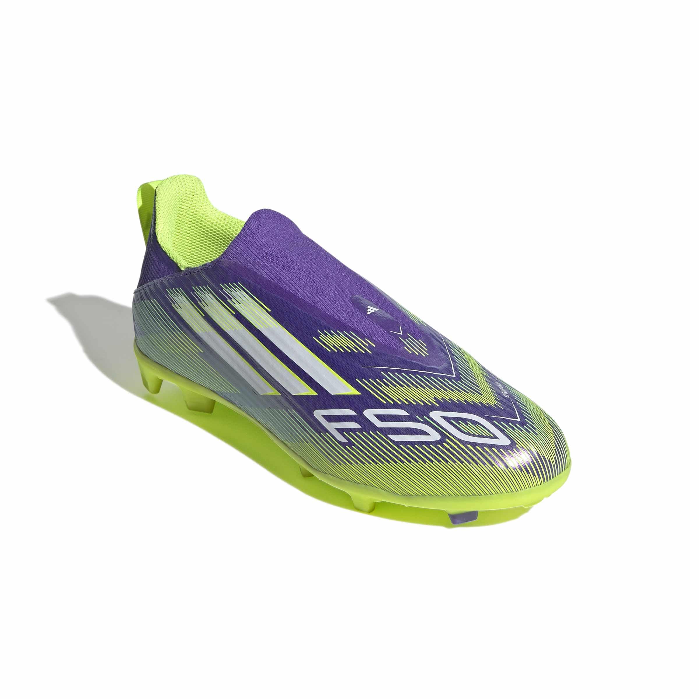 adidas Kids' Chaussure sans Lacets F50 League Terrain Souple/Multi-Surfaces Enfants