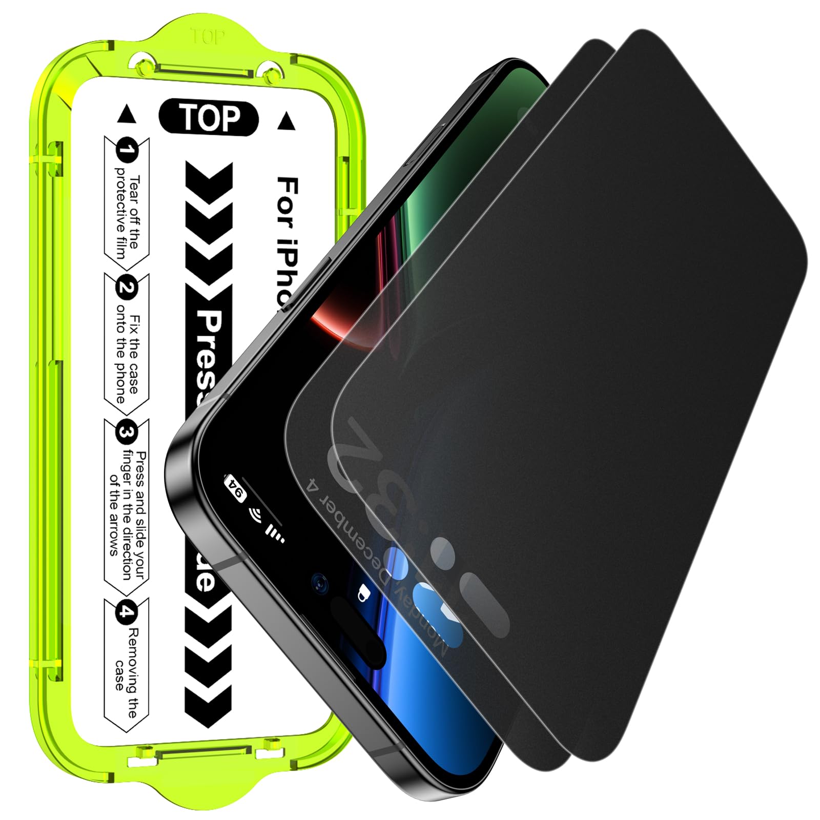 Mothca Verre Trempé Mat Pour IPhone 16e/ 14/13 Pro/ 13 Film Protection