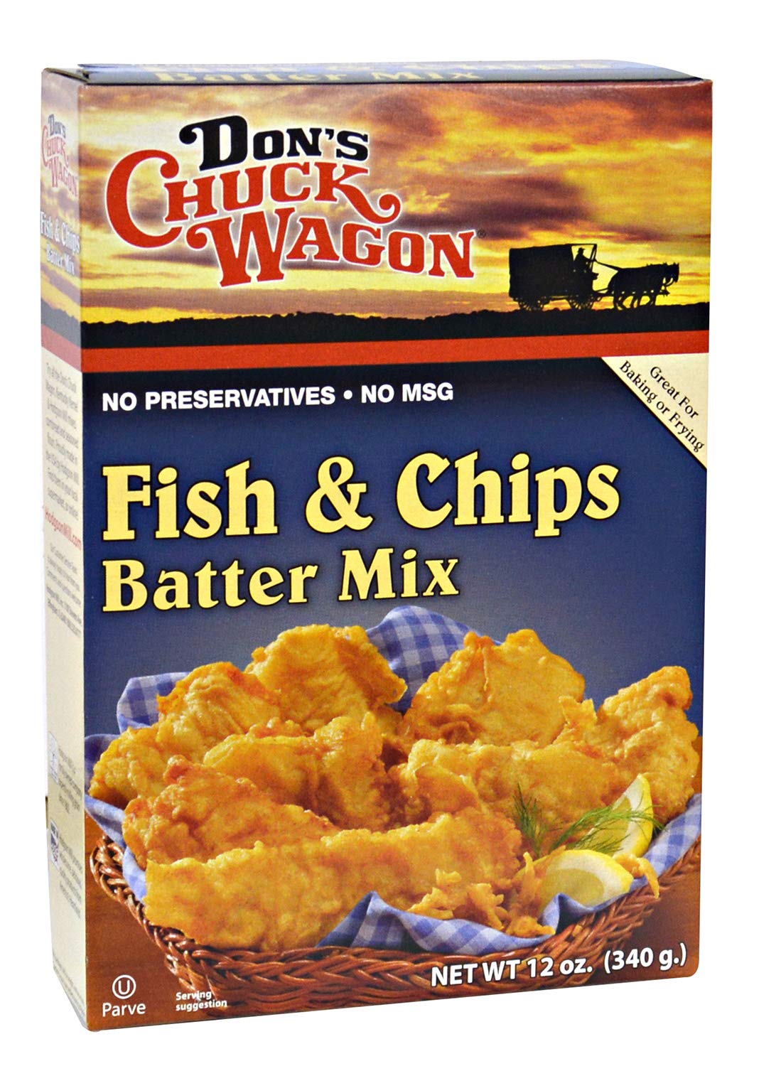 Amazon.com : Don's Chuck Wagon Fish and Chips Mix, 12 Ounce (Pack of 6) :  Grocery & Gourmet Food