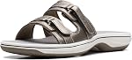 Clarks womens Breeze Piper Slide Sandal