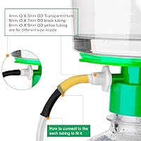 Vista 6 de Bomba de vacío de filtro Bomba de presión portátil con tubos y conectores