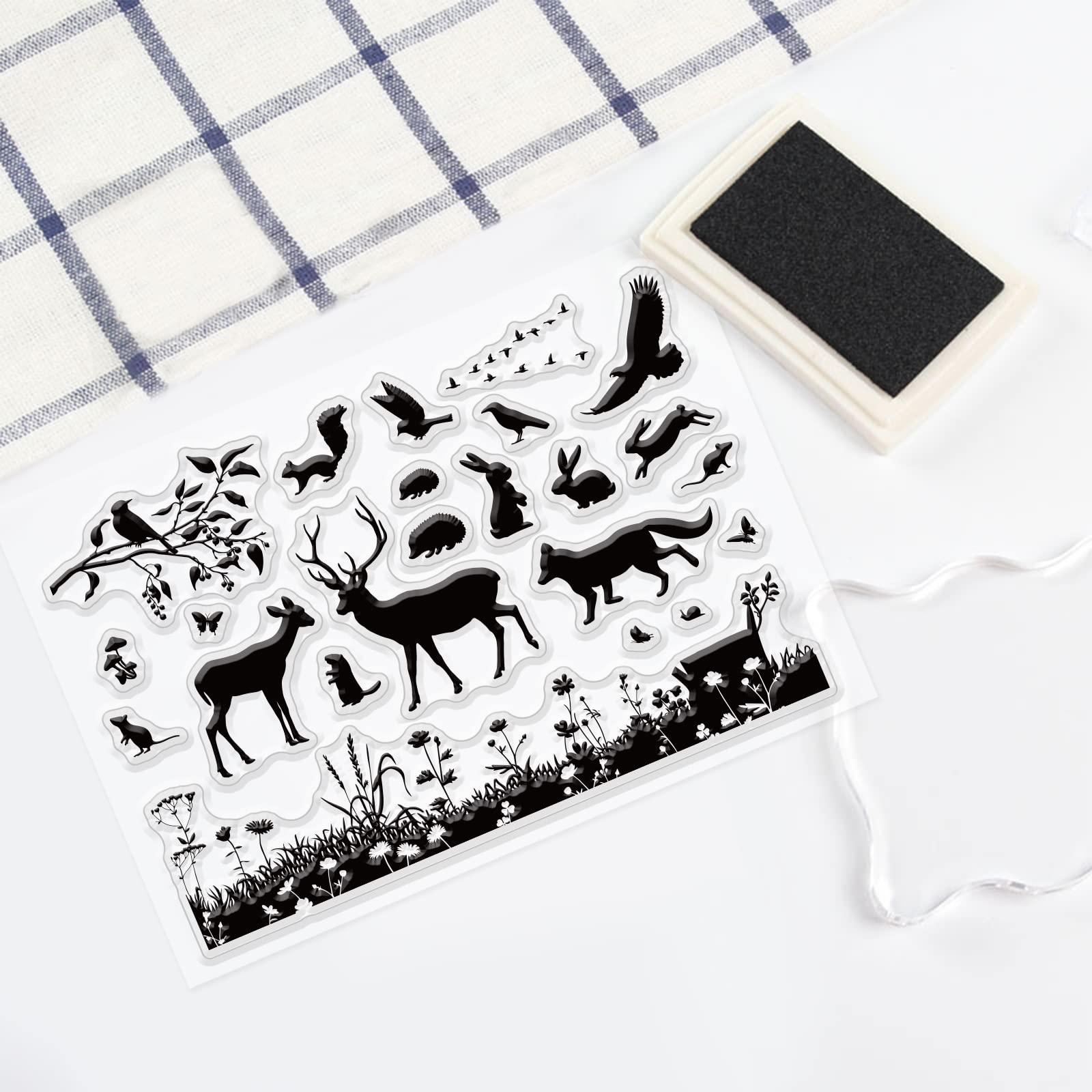 Tampon Transparent Plume Et Partition Musicale - Pour Scrapbooking Et Cartes | DIY Déco | GLOBALAND