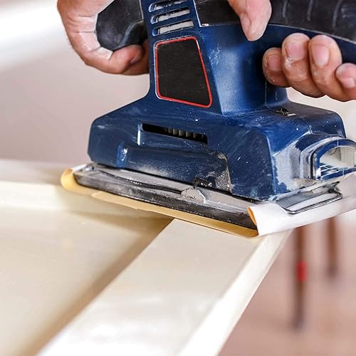 Miniatura 5 de Dura-Gold Papel de lija dorado de grano 60, 80, 120, 150, 220, grano 220, 2-23 x 9 pulgadas, tamaño de hoja, dorado con gancho y bucle, 5 cada uno,