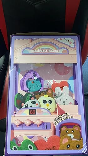 Miniatura 14 de Mini máquina de garras para niños  Juguetes para niñas de 8 a 13 años, juego de arcade, máquina expendedora eléctrica de dulces, juguete con luces