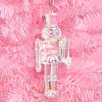 xo, Fetti Iridescent Nutcracker Ornament | Christmas Tree Decorations, Sugar Plum Fairy, Cute Winter Gift, Stocking Stuffer