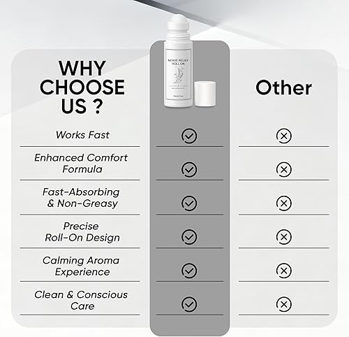 Miniatura 5 de Loción roll-on de magnesio de rápida absorción y secado rápido con aloe vera, árnica, mentol y más para aliviar el cuidado de pies y piernas, 2.5