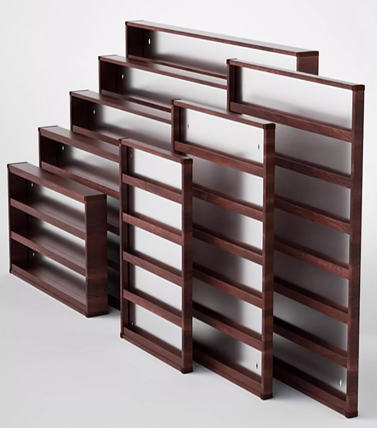 Multi-Tier Wall Mounted Candy Rack,Aluminum Alloy Cigarette Display Holder, Supermarket Convenience Store Cigarette Rack,Supermarket Shelf Organizer(60x3x40cm)