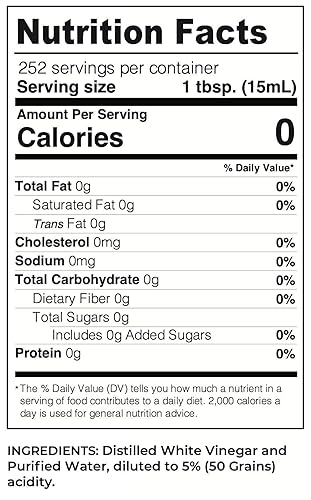 Miniatura 7 de Lucys Family Owned Vinagre blanco destilado natural 1galón 128oz - 5 de acidez