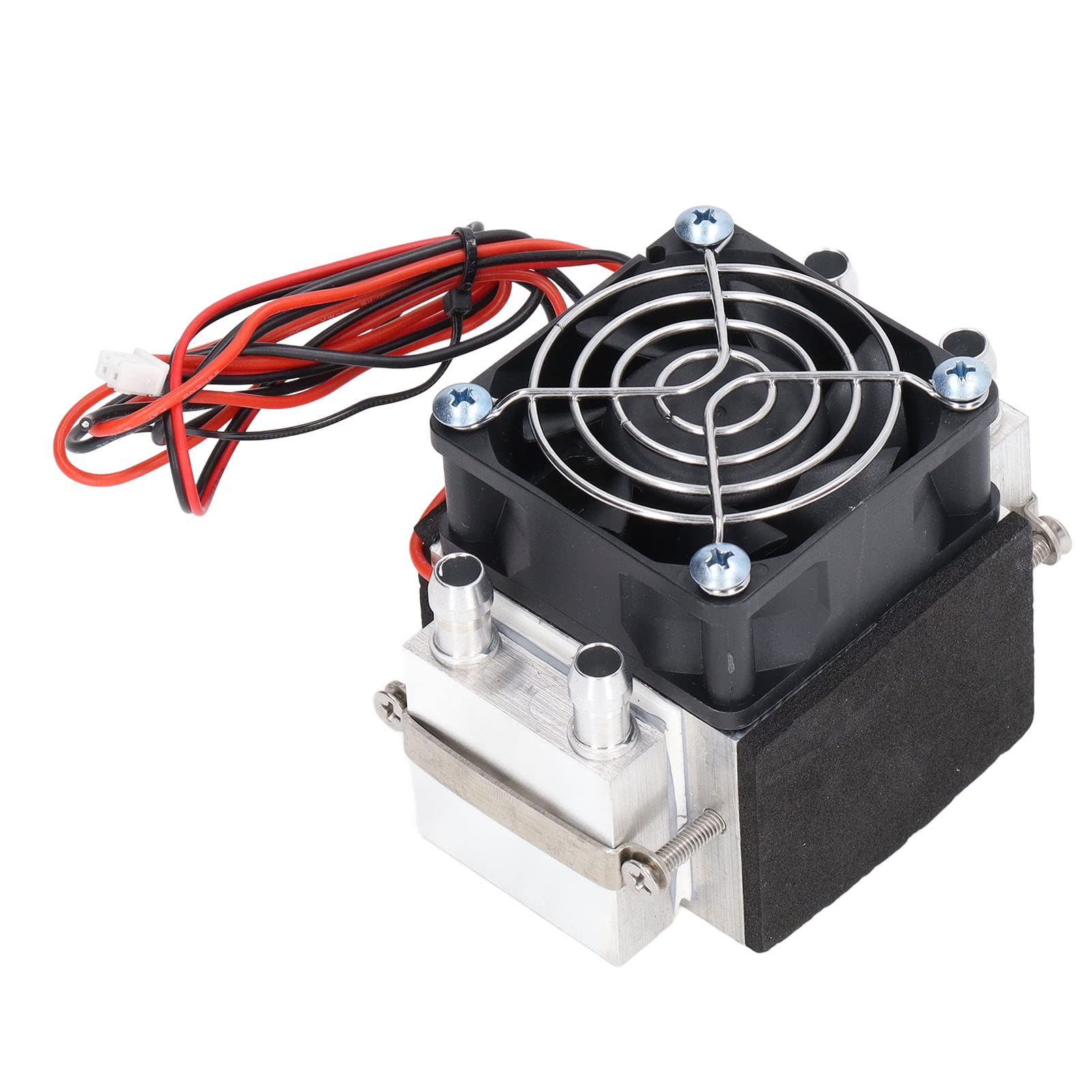 Refroidisseur Thermoélectrique Peltier, Module de Refroidissement à Semi-conducteur DC 12 V Mini Dissipateur Thermique de Refroidissement par Eau éolienne Double Cœur pour la