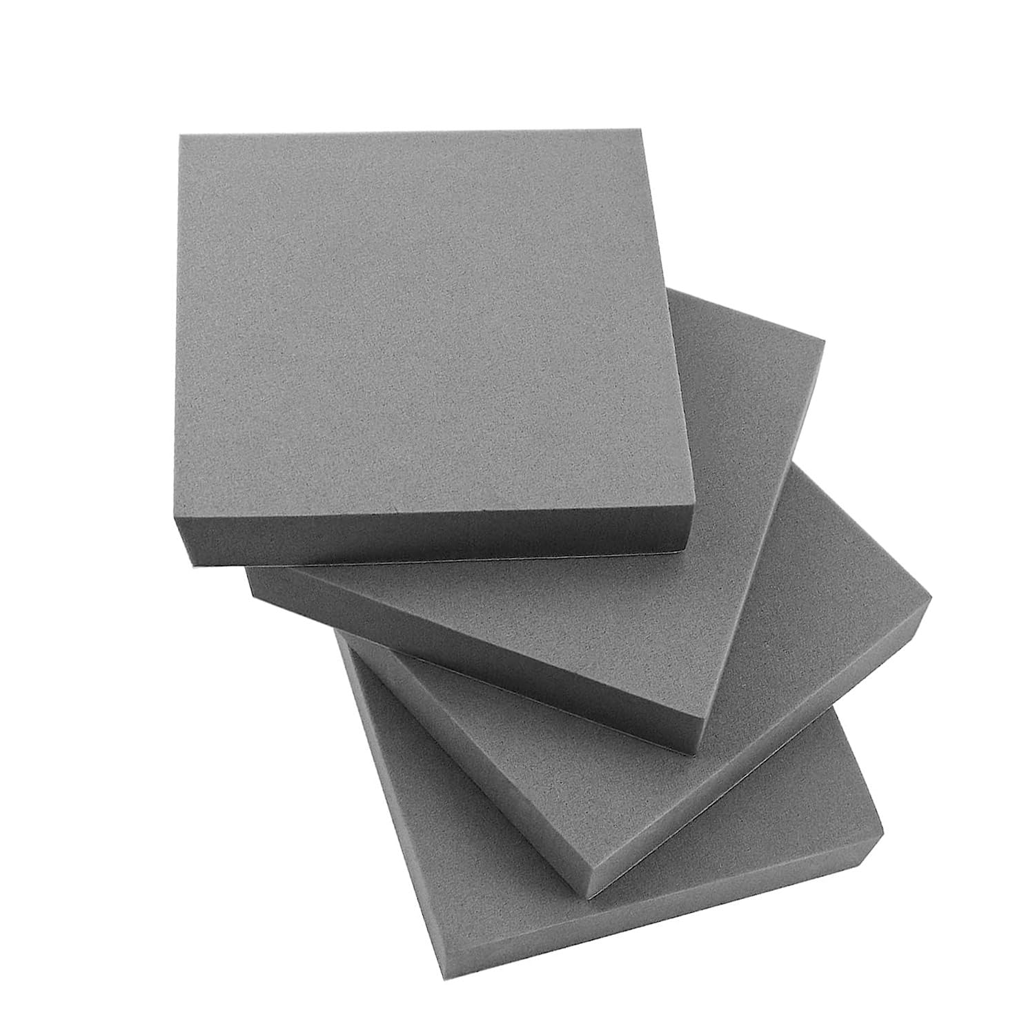 Laam linen High Density Upholstery Firm Foam Sheet Recon Foam for Heavy Use Seating | Gym Floors | Indoor and Outdoor Use Ask for Custom Size (Gray Foam, 48"x15"x2")
