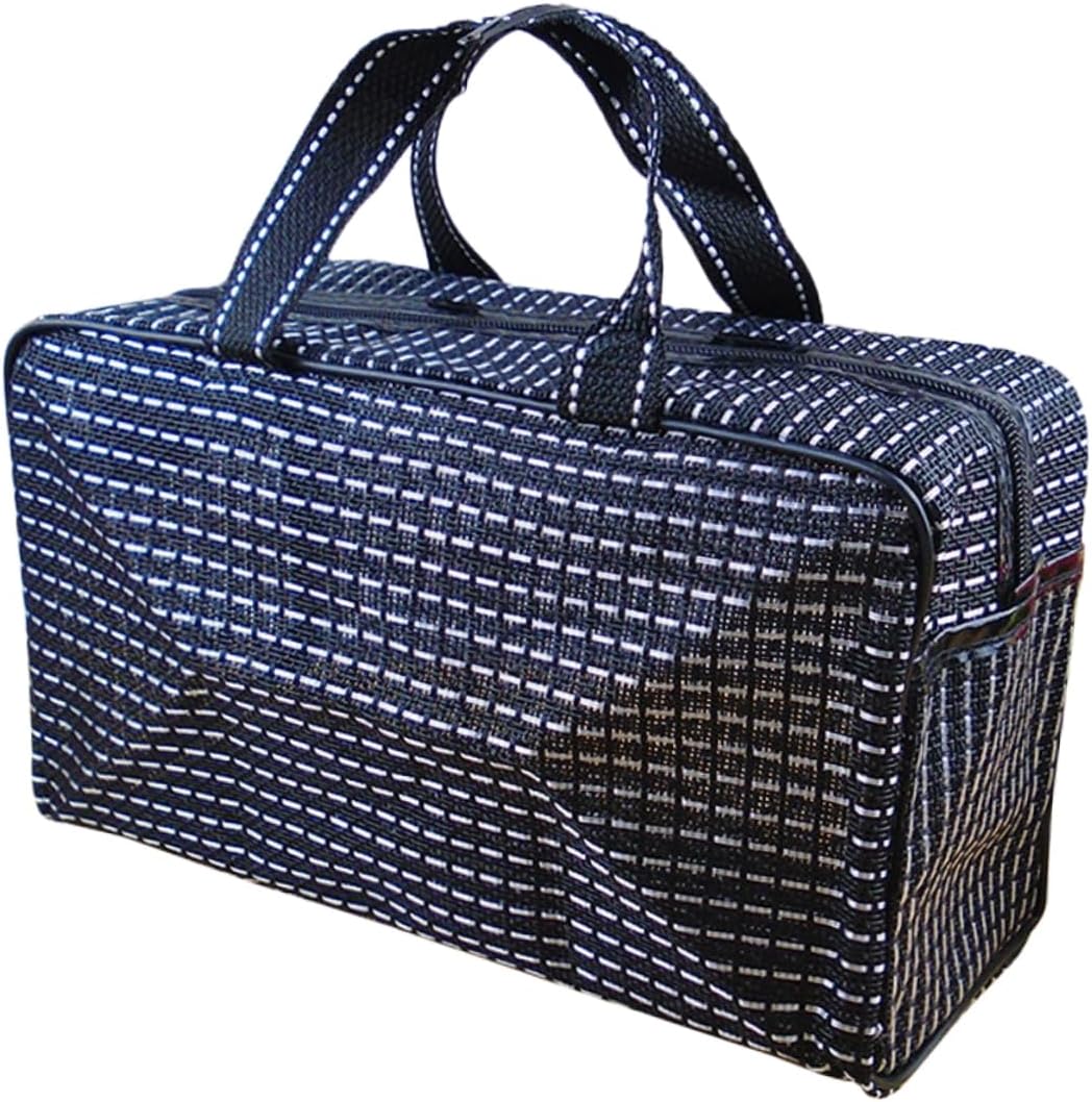 NOLITOY 1pc Portable Multifunctional Bath Shower Bag Toiletry Organizer for Travel Swimming Fitness and Bathroom Accessories Black Mesh Design