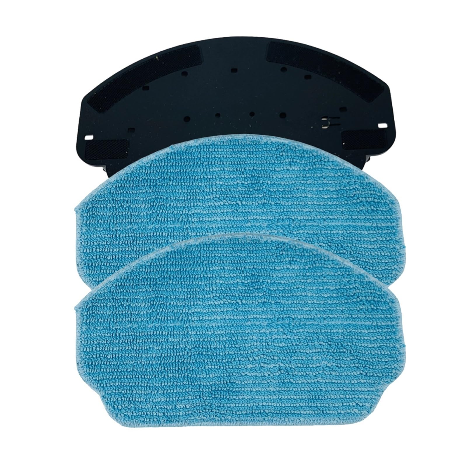 XYMURVVD Mop Cloth Frame Board With Microfiber Pad,Compatible For Conga，M10,Compatible For UMMUND，BR151 Robot Vacuum Cleaner Spare Parts Accessories(1 MOP BRACKET 2 RAG)