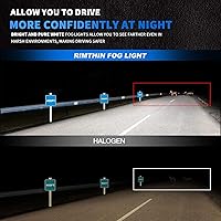 Vista 4 de Bombillas H1, 6000 K blanco frío, bombillas antiniebla superbrillantes, fácil instalación, paquete de 2